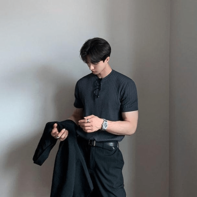K-style Crew neck T-shirt