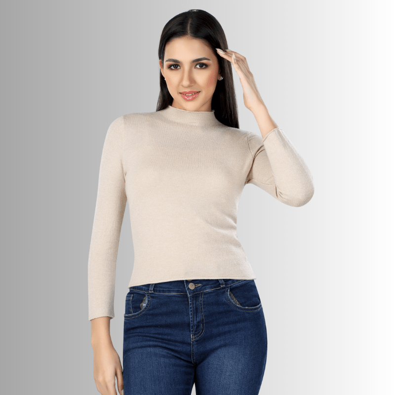 Turtle neck solid main