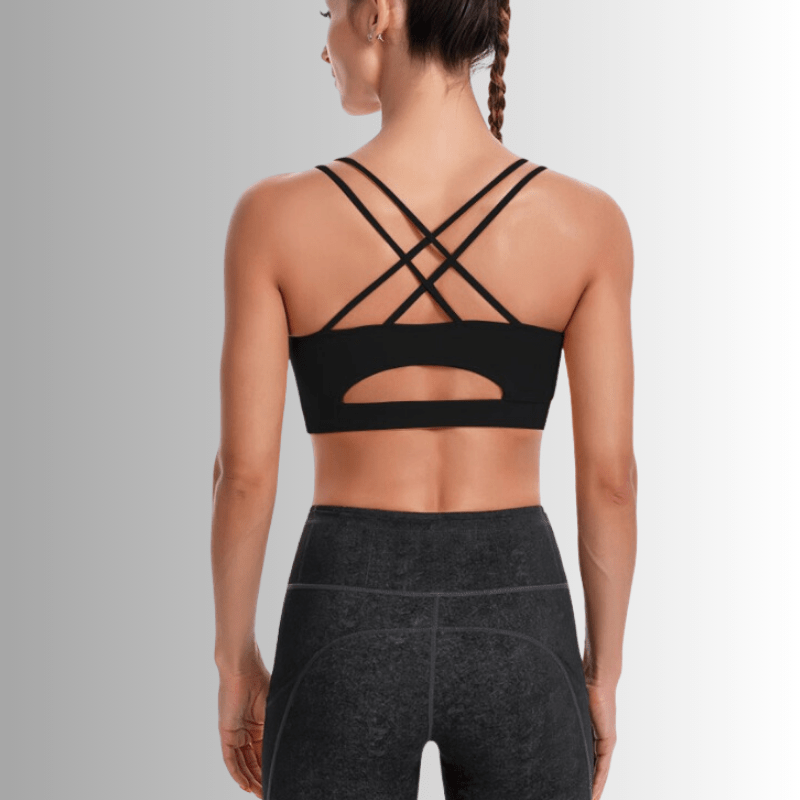 Double cross moderate impact Sports Bra