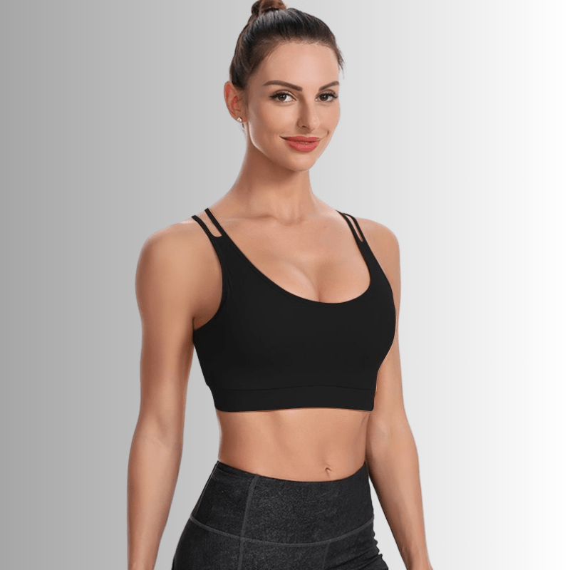 Double cross moderate impact Sports Bra