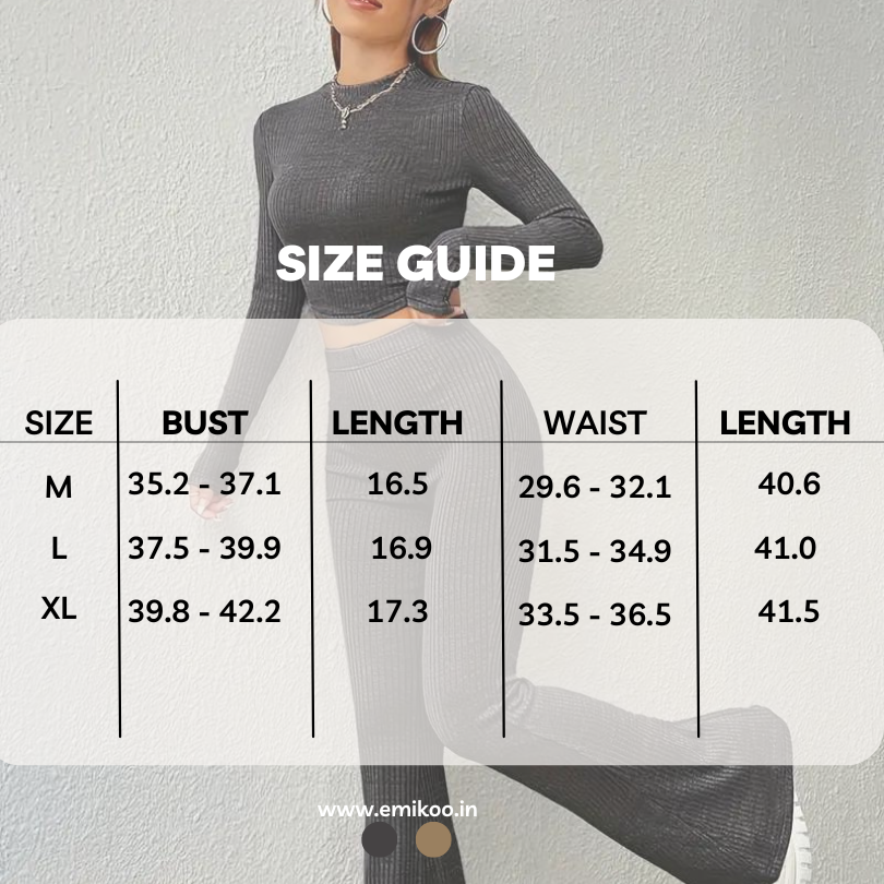 Women Rib-Knit Co-ord set